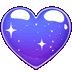 Purple Heart Cute Sticker