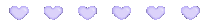 Purple Hearts Sticker