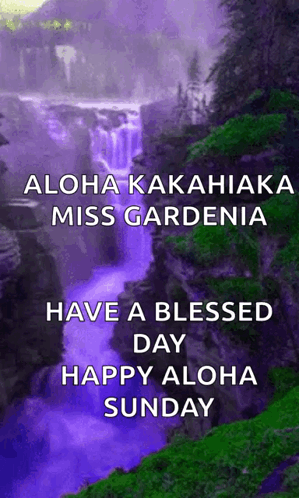 Purple Waterfall GIF