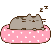 Pusheen Good Night Sticker