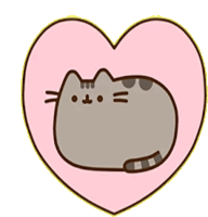 Pusheen Heart Sticker