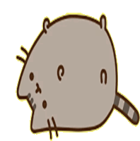 Pusheen Relaxing Sticker