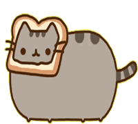 Pusheen Toast Sticker