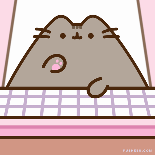Pusheen Working From Home GIF