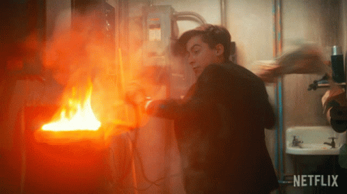 Putting Out A Fire Five GIF
