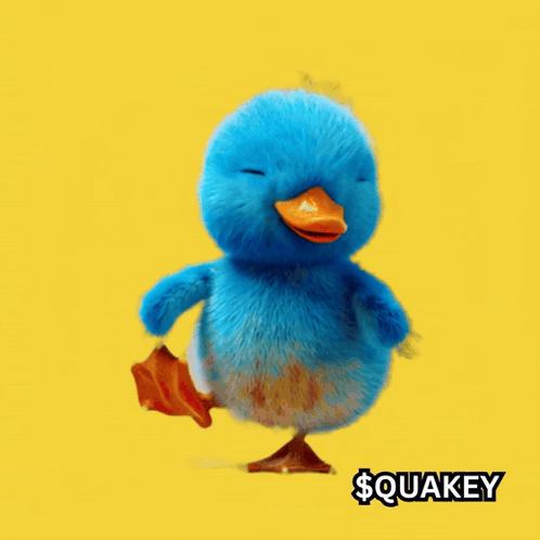 Quakey Duck GIF