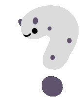 Question Mark Nudibranch Sticker