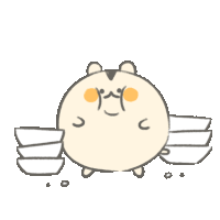 Rabbit Blushed Sticker