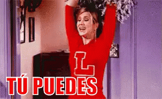 Rachel Vestida De Animadora Quiere Decirte Que Tú Puedes GIF