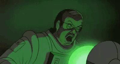 Radiation Death Turn To Bones GIF