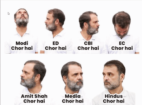 Rahul Gandhi Chor Rahul Gandhi GIF