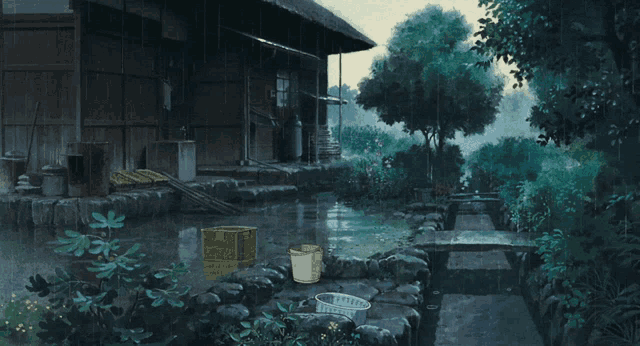 Rain Anime Rain GIF