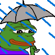 Rain Sadness Sticker