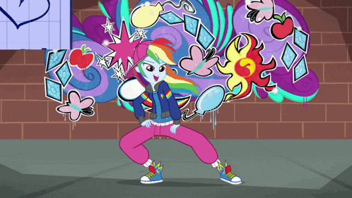Rainbow Dash Equestria Girls GIF