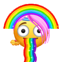 Rainbow Emoji Sticker