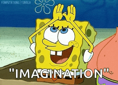 Rainbow Spongebob GIF