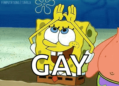 Rainbow Spongebob GIF