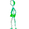 Rainbow Stickman Rainbow Sticker