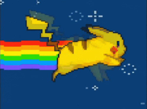 Rainbows Pikachu GIF. This 498 x 371 animated GIF is part of our original nyan cat collection. Related themes include pikachu. Created by ksgravish. View…