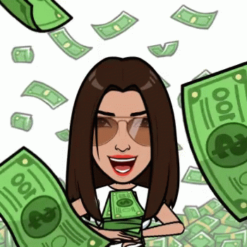 Raining Money GIF