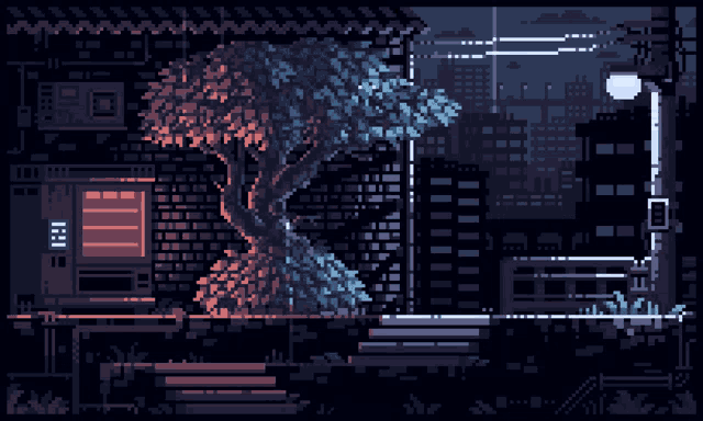 Rainy Night GIF