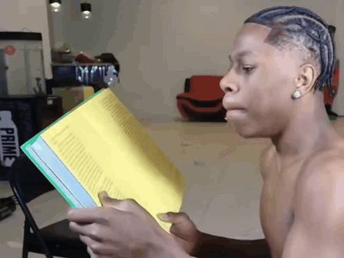 Rakai Rakai Reading A Book GIF