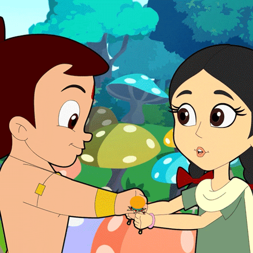 Rakhi Baandhna Shivani GIF