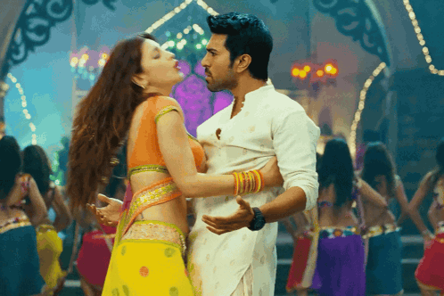 Ram Charan Shruti Haasan Kiss GIF