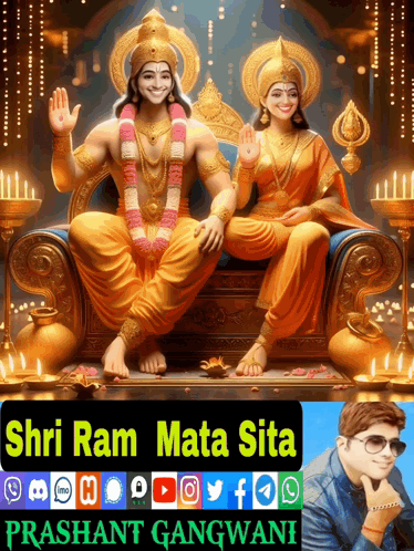 Ram Sita GIF. This 374 x 498 animated GIF is part of our lakshmi mata collection. Created by pgangwani35. View the original animation, share it, or browse…