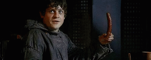 Ramsay Bolton Go T GIF. This 498 x 199 animated GIF is part of our ramsay sausage collection. View the original animation, share it, or browse related GIFs.