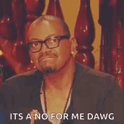 Randy Jackson GIF. This 244 x 244 animated GIF is part of our thats a no for me dawg collection. Created by kelseyolds97. View the original animation, share…