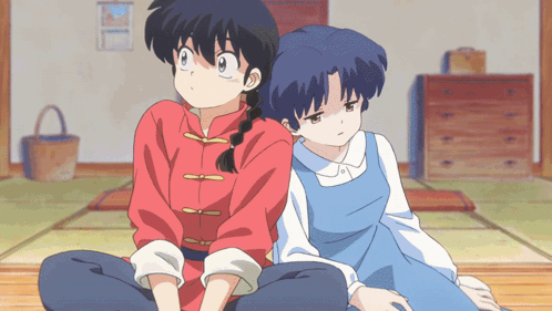 Ranma Saotome Ryoga Kicks Ranma To The Pond GIF