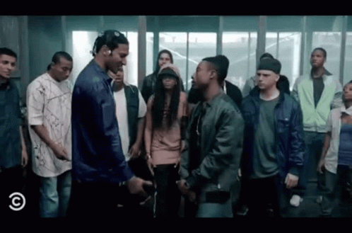 Rap Battle GIF. This 498 x 329 animated GIF is part of our hype man collection. Related themes include hype, scream. Created by agrant73. View the original…