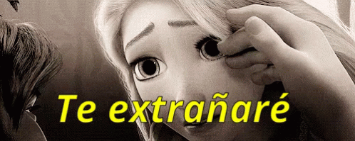 Rapunzel Y El Principe Te Extrañaré GIF