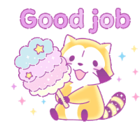 Rascal Good Job Sticker