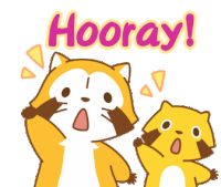 Rascal Hooray Sticker
