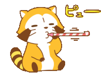 Rascal The Raccoon Party Sticker