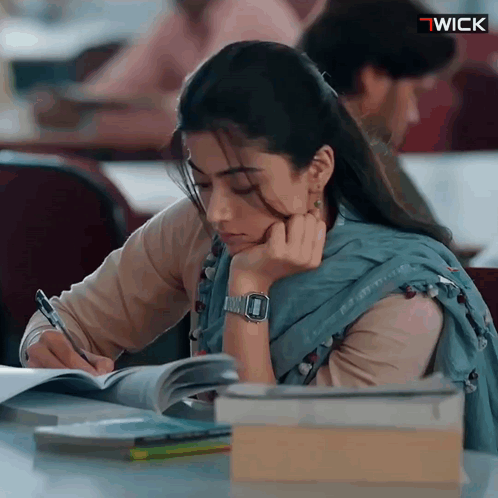 Rashmika Mandanna Preparing GIF