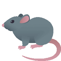 Rat Nature Sticker