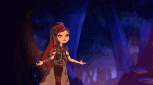 Raven Queen Morado GIF