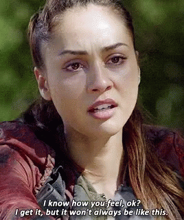 Raven Reyes The100 GIF