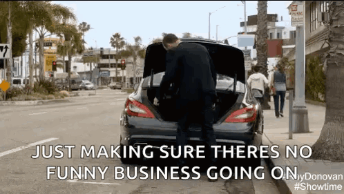 Ray Donovan Showtime GIF. This 498 x 281 animated GIF is part of our theres no crying in baseball collection. Related themes include bring it on. Created by…
