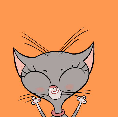 Reaction Cat GIF