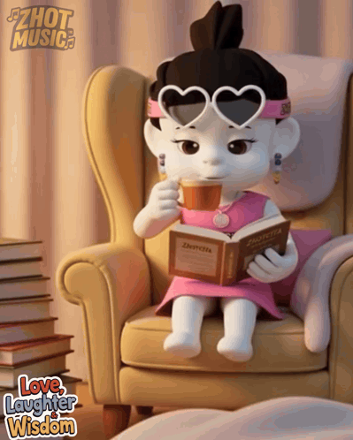 Reading Book Book Reading GIF