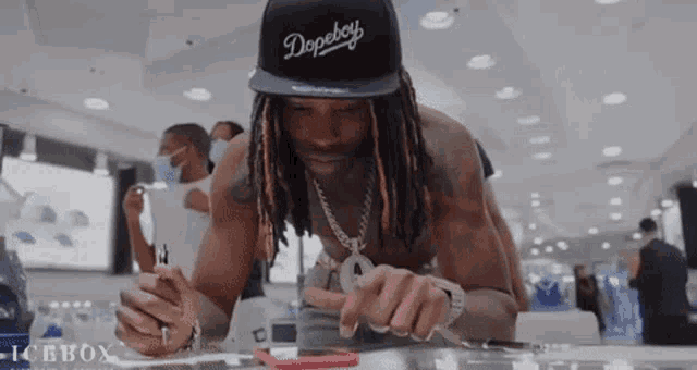 Reading King Von GIF