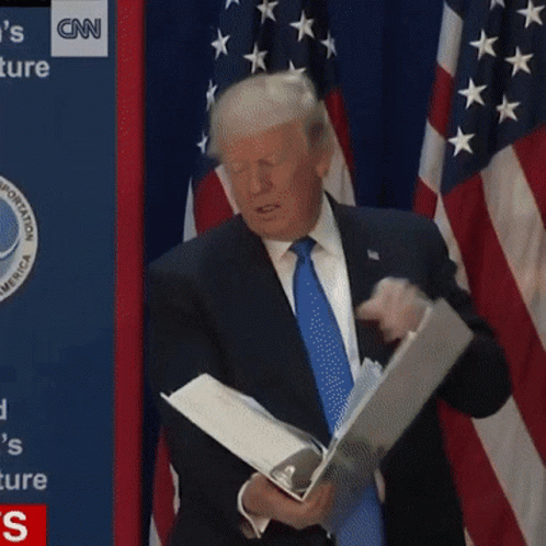 Reading Trump GIF