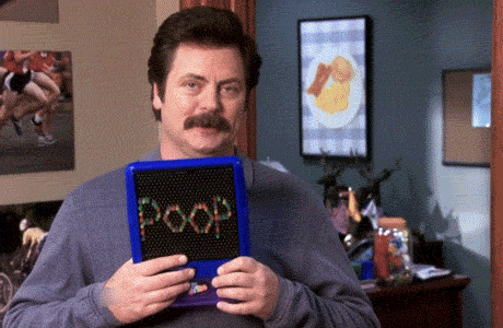 Real Mature, Ron GIF. This 460 x 300 animated GIF is part of our lil sebastian collection. Related themes include funny, parks and recreation, poop. View…