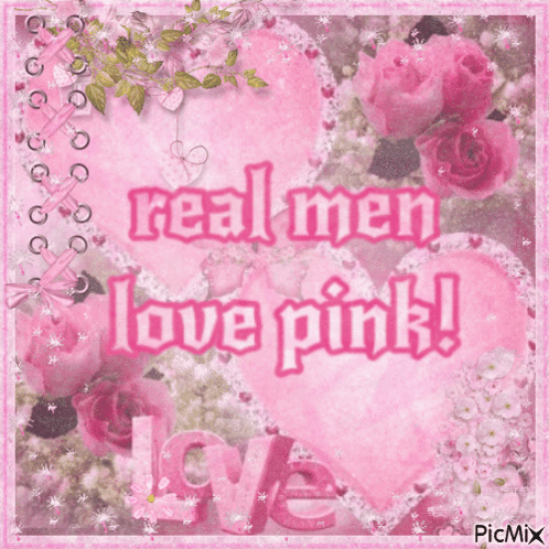Real Men Love Pink Real Men Wear Pink GIF. This 498 x 498 animated GIF is part of our pink collection. Created by creepyjealousy. View the original…