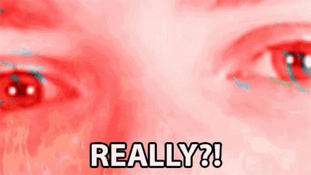 Really Olhos Vermelhos GIF