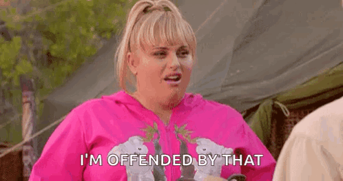 Rebel Wilson Appalled GIF. This 498 x 263 animated GIF is part of our offended gasp collection. Related themes include offended, shocked. Created by ds85…